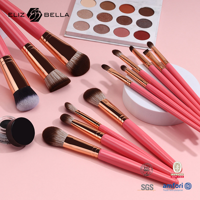 8pcs Beauty Cosmetic Brush Set Cầm gỗ Nhãn nhãn riêng Makeup Brush Set